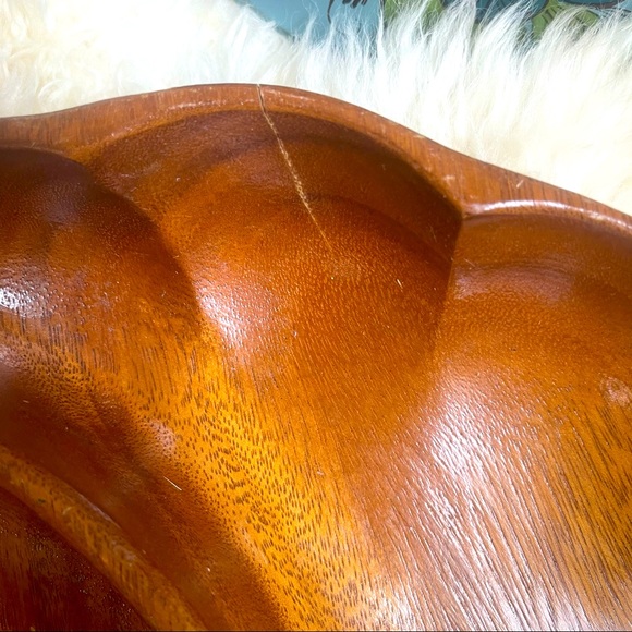 Vintage Monkeypod Serving Dish - Picture 3 of 6